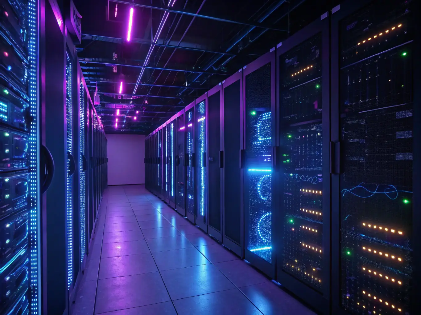 A visually appealing representation of digital infrastructure, such as server racks and network connections, symbolizing OCV PLAY's commitment to supporting the esports ecosystem.